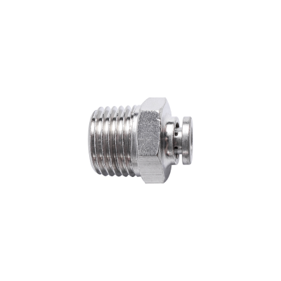 (image for) Metal Pu Fitting Straight 4mm X 1/4' M