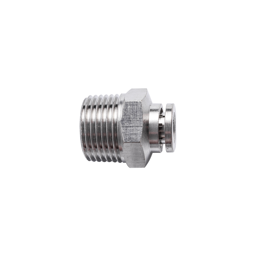 (image for) Metal Pu Fitting Straight 6mm X 3/8' M