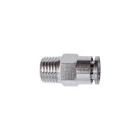 (image for) Metal Pu Fitting Straight 8mm X 1/4' M