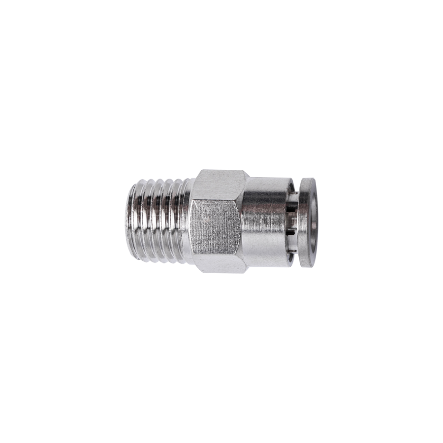(image for) Metal Pu Fitting Straight 8mm X 1/4' M