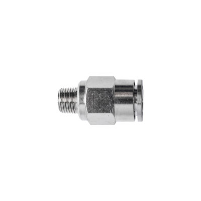 (image for) Metal Pu Fitting Straight 10mm X 1/4' M