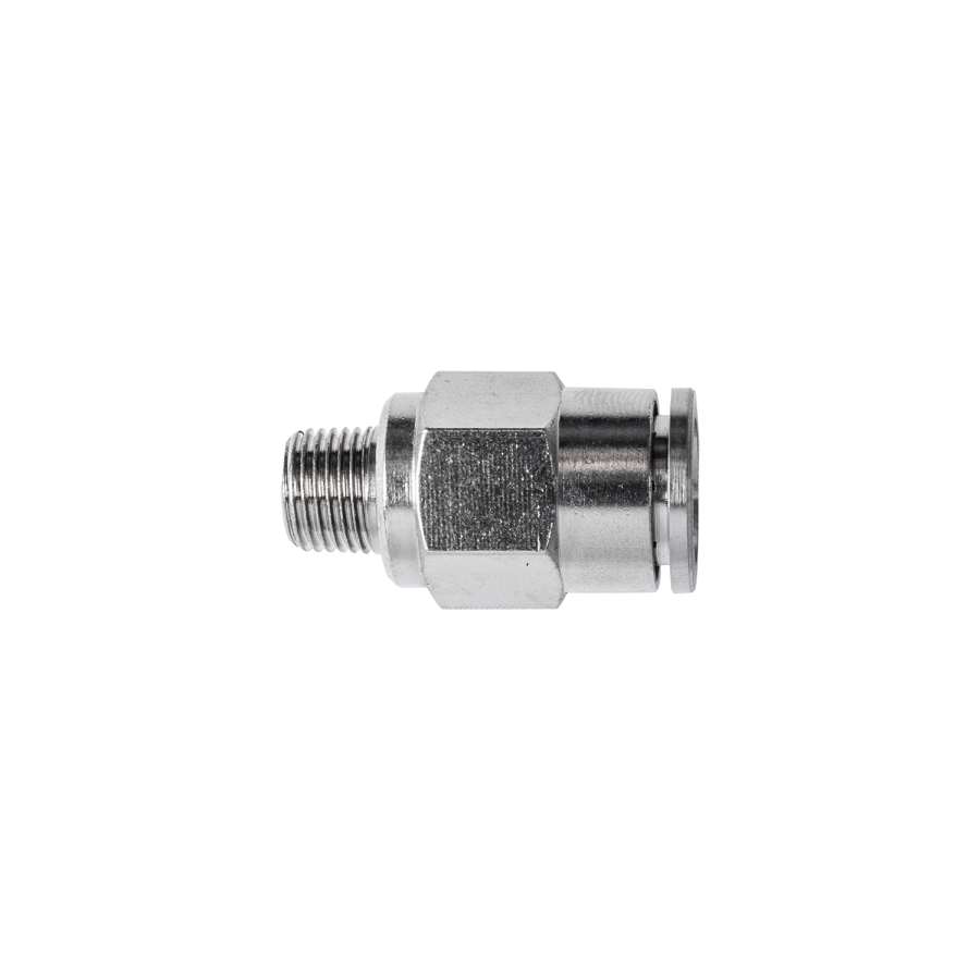 (image for) Metal Pu Fitting Straight 10mm X 1/4' M