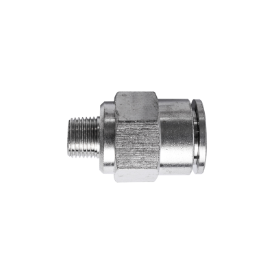 (image for) Metal Pu Fitting Straight 12mm X 1/8' M