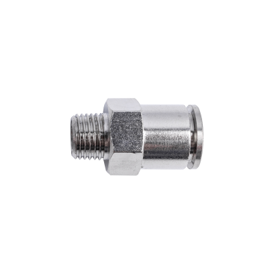 (image for) Metal Pu Fitting Straight 12mm X 1/4' M