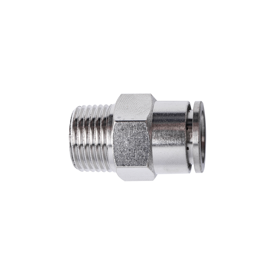 (image for) Metal Pu Fitting Straight 12mm X 3/8' M