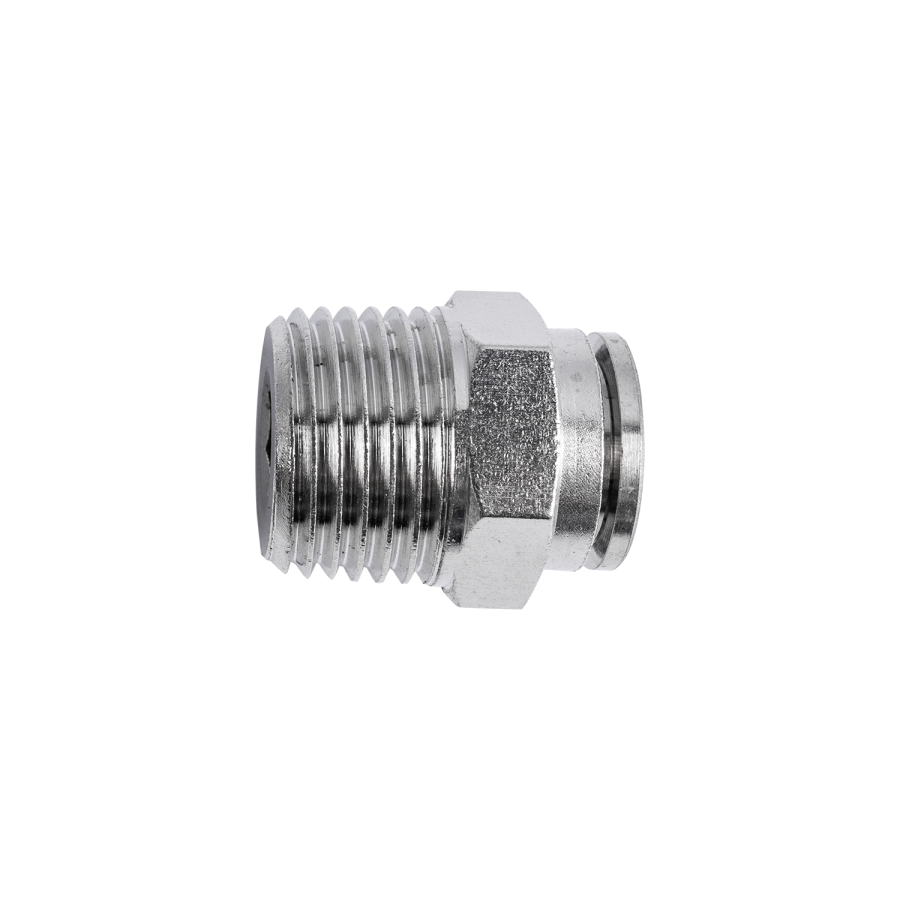 (image for) Metal Pu Fitting Straight 12mm X 1/2' M