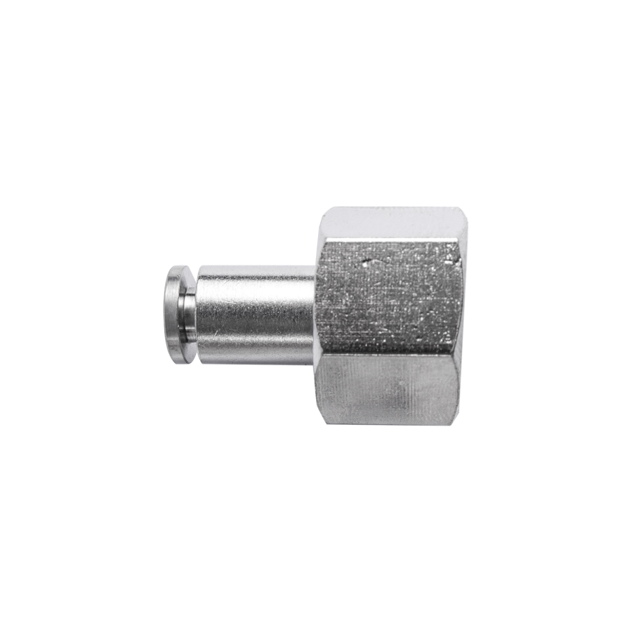 (image for) Metal Pu Fitting Straight 4mm 1/4' F