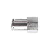 (image for) Metal Pu Fitting Straight 6mm 1/4' F