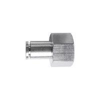 (image for) Metal Pu Fitting Straight 6mm 3/8' F
