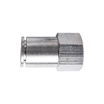 (image for) Metal Pu Fitting Straight 12mm 3/8' F