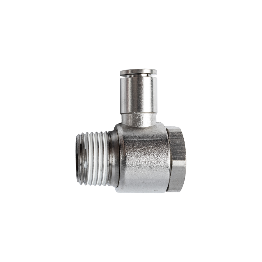 (image for) Metal Swiv. Elbow 8mm X 1/2' M