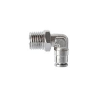 (image for) Metal Pu Fitting Elbow 4mm 1/4' M