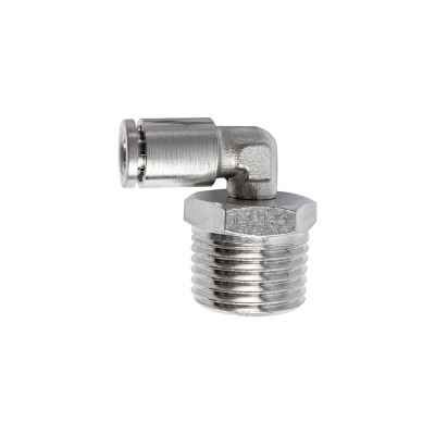 (image for) Metal Pu Fitting Elbow 6mm 1/2' M
