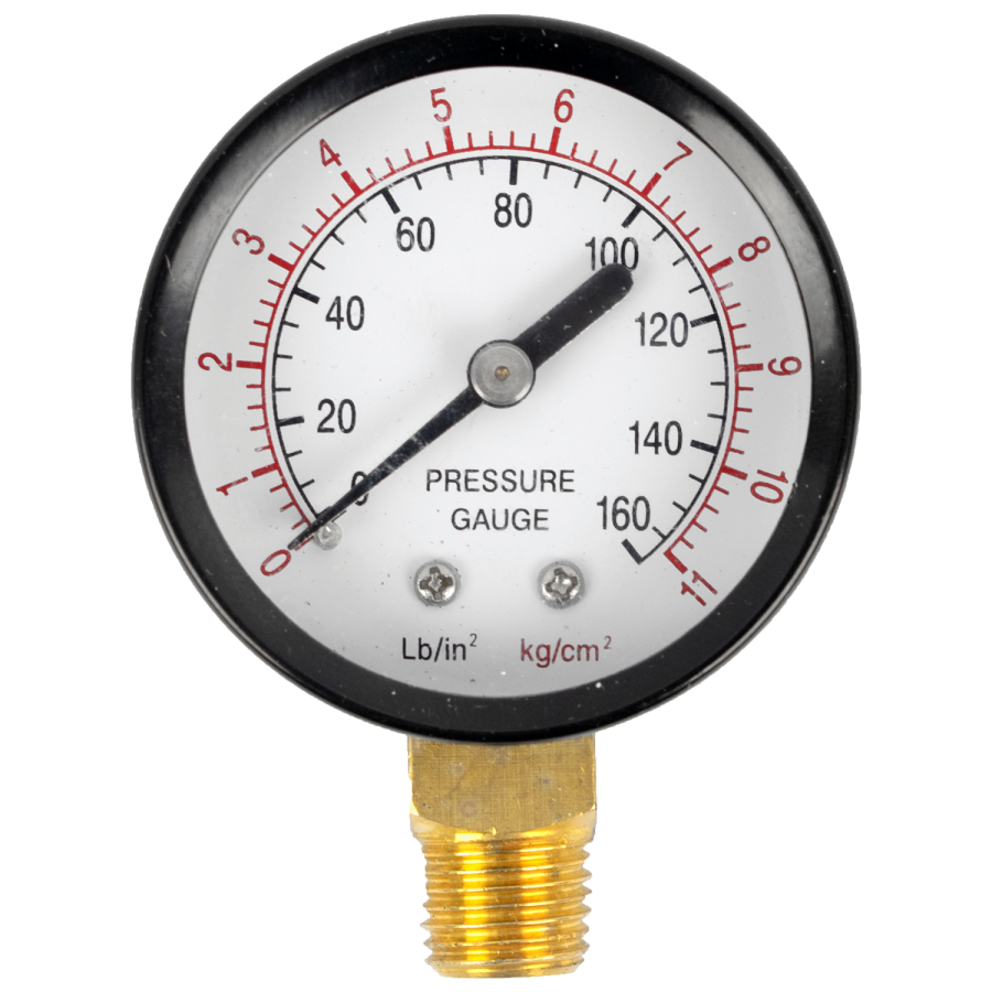 (image for) Air Gauge 160psi/11bar 1/4'm For Sg Ppx1 10l Paint Pot