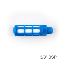 Plastic Breather Silencer 3/8' M Blue (image for) Plastic Breather Silencer 3/8' M Blue