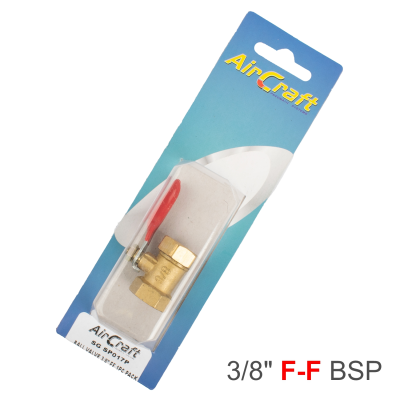 (image for) Ball Valve 3/8' Ff 1pc Pack