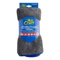 Microfibre Cloth Fleece Dry Towel Grey 500mm X 700mm 1000gsm (image for) Microfibre Cloth Fleece Dry Towel Grey 500mm X 700mm 1000gsm