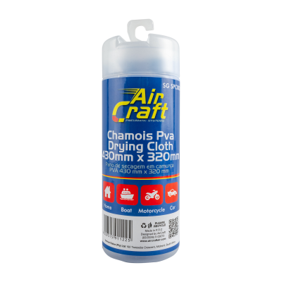 (image for) Chamois Pva Drying Cloth 430mm X 320mm Plastic Tube