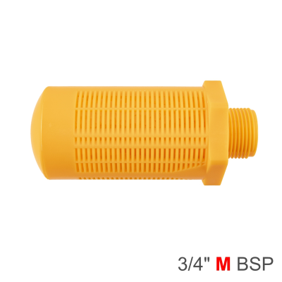 (image for) Plastic Breather Silencer 3/4' M Orange