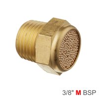 (image for) Muffler Brass Flat 3/8' Male