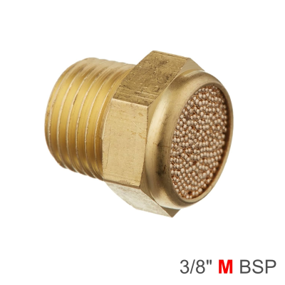 (image for) Muffler Brass Flat 3/8' Male
