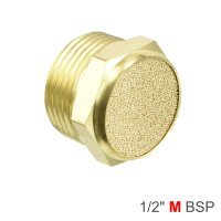 (image for) Muffler Brass Flat 1/2' Male