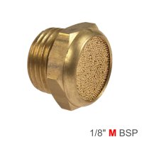 (image for) Muffler Brass Flat 1/8' Male