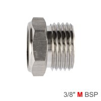 (image for) Muffler Metal Flat 3/8' Male