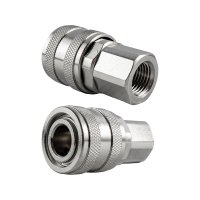 (image for) Quick Coupler Aro Style Brass N/plated 1/4' Female