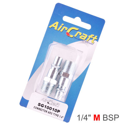 (image for) Connector Aro Type 1/4' Male 2pack