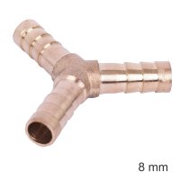 Y Type Hose Connector 8mm Bulk (image for) Y Type Hose Connector 8mm Bulk