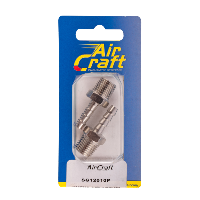 (image for) Hosetail 1/4'm X 6mm 2pc Pack