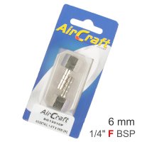 (image for) Hosetail 1/4'f X 6mm 2pc Pack