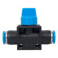 Pu Hose Fitting Valve 8mm-8mm (image for) Pu Hose Fitting Valve 8mm-8mm