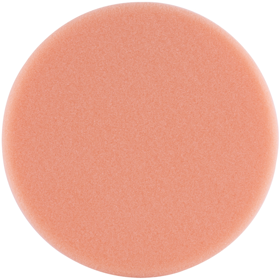 (image for) Foam Pad Hook And Loop Orange Sponge 150mm 6' Light Compounding