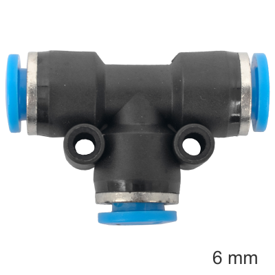 (image for) Pu Hose Fitting Tee 6mm