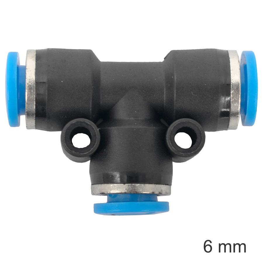 (image for) Pu Hose Fitting Tee 6mm