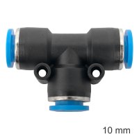 Pu Hose Fitting Tee 10mm (image for) Pu Hose Fitting Tee 10mm