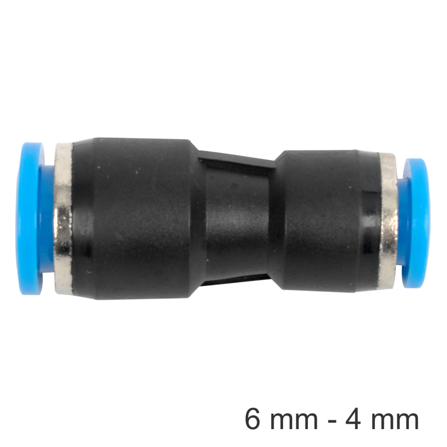 (image for) Pu Hose Fitting Reducer 6mm-4mm
