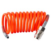 Spiral Hose 3m W/quick Coupler Bx15ru3-6 (image for) Spiral Hose 3m W/quick Coupler Bx15ru3-6
