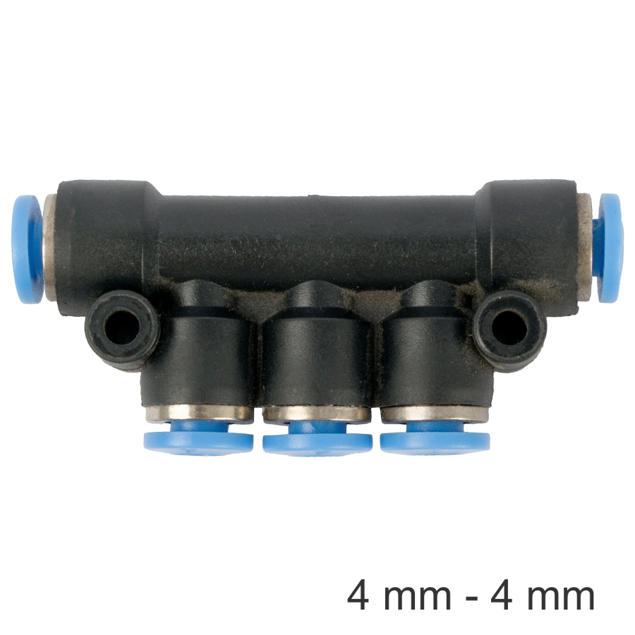 (image for) Pu Hose Fitting Manifold 4mm-4mm