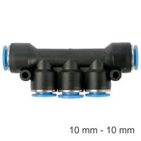 (image for) Pu Hose Fitting Manifold 10mm-10mm