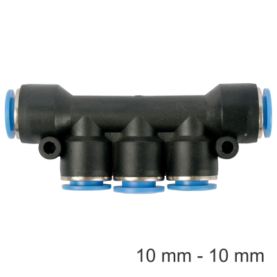 (image for) Pu Hose Fitting Manifold 10mm-10mm