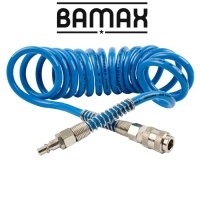 (image for) Spiral Polyp Hose Blue 8mmx12mmx4m With Quick Couplers Bx15pu4-8
