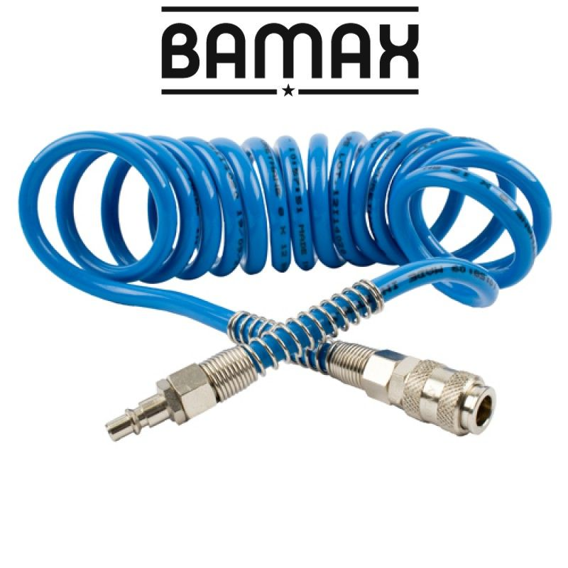 (image for) Spiral Polyp Hose Blue 8mmx12mmx4m With Quick Couplers Bx15pu4-8