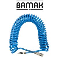 (image for) Spiral Polyp Hose Blue 6.5mmx10mmx12m With Quick Couplers Bx15pu12-6,5