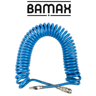 (image for) Spiral Polyp Hose Blue 6.5mmx10mmx12m With Quick Couplers Bx15pu12-6,5