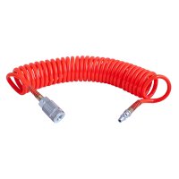 (image for) Spiral Hose 5m X 8mm X 5.5mm W/aro Quick Coupler