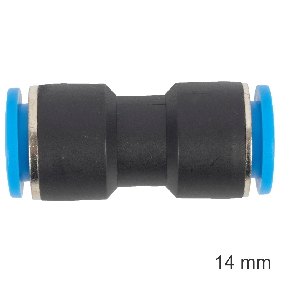 (image for) Pu Hose Fitting Equal Joiner 14mm