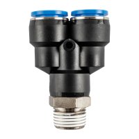 (image for) Pu Hose Fitting Y Joint 16mm - 1/2'm